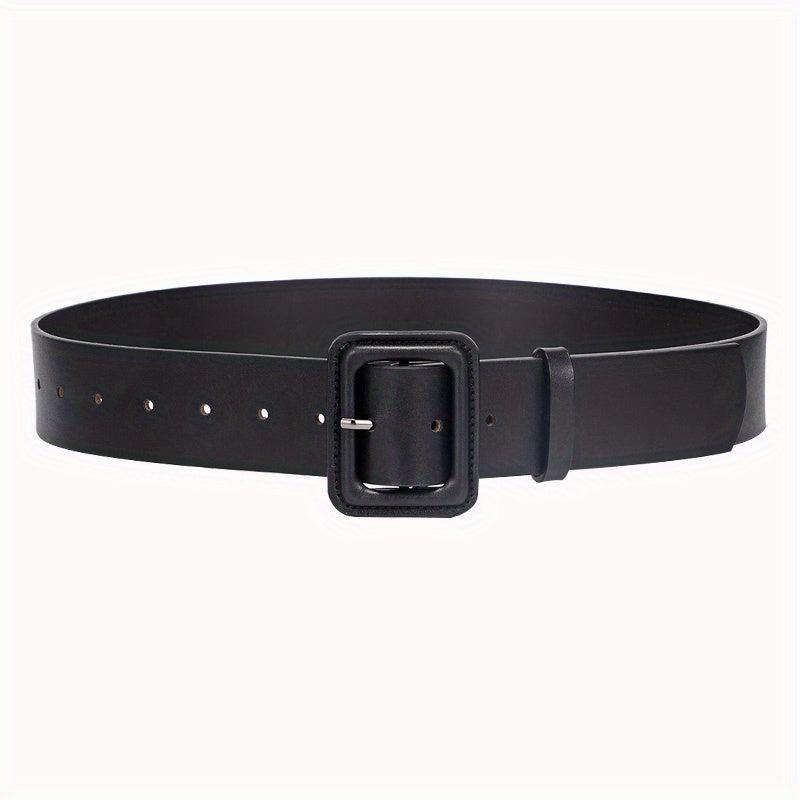 Classic Solid Wide Belt for Women