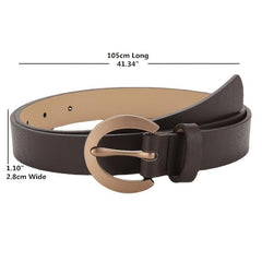 Women's Alloy Pin Buckle Shirt Dress Belt