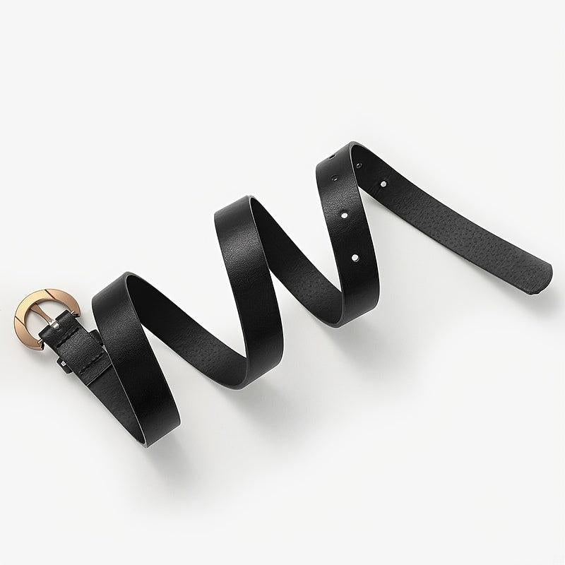 Women's Alloy Pin Buckle Shirt Dress Belt