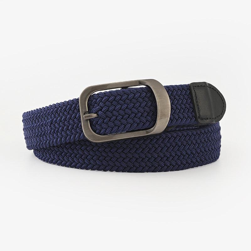 Elastic Canvas Wide Waistband Belt for Cargo Pants