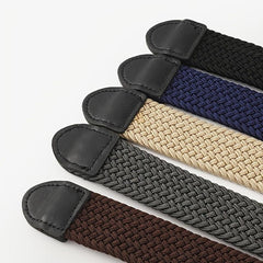 Elastic Canvas Wide Waistband Belt for Cargo Pants