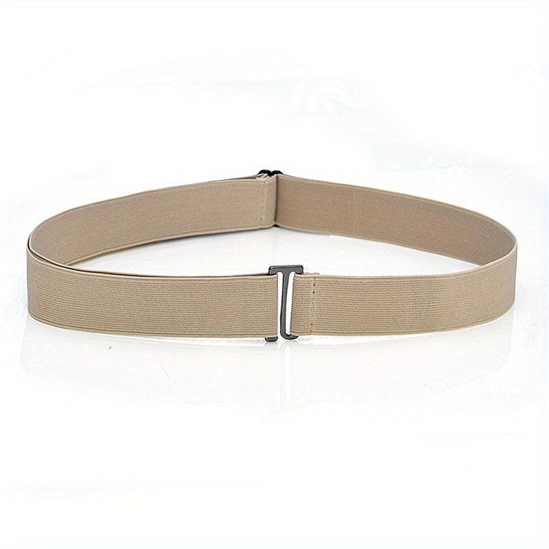 Adjustable Elastic No Show Belt for Jeans Pants Unisex