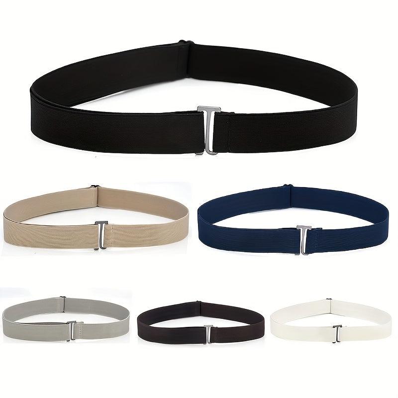 Adjustable Elastic No Show Belt for Jeans Pants Unisex