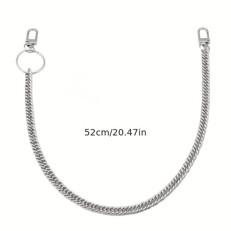 Metal Keychain Hipster Pant Chain Jean Key Wallet Belt Ring Clip M