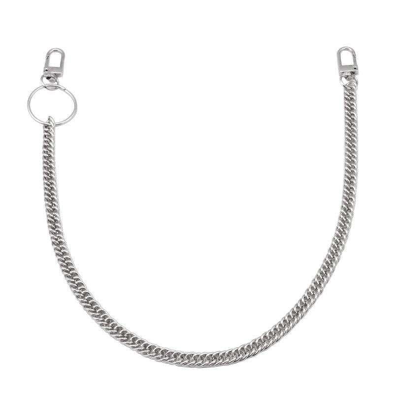 Metal Keychain Hipster Pant Chain Jean Key Wallet Belt Ring Clip M