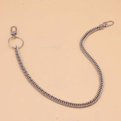 Metal Keychain Hipster Pant Chain Jean Key Wallet Belt Ring Clip M