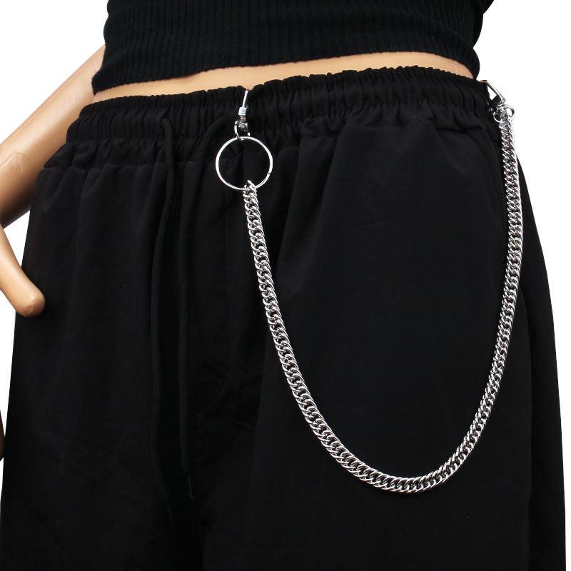 Metal Keychain Hipster Pant Chain Jean Key Wallet Belt Ring Clip M