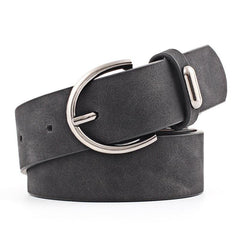 Oval Pin Buckle Belts Vintage Waistband Jeans Pants Belt Dress Girdle
