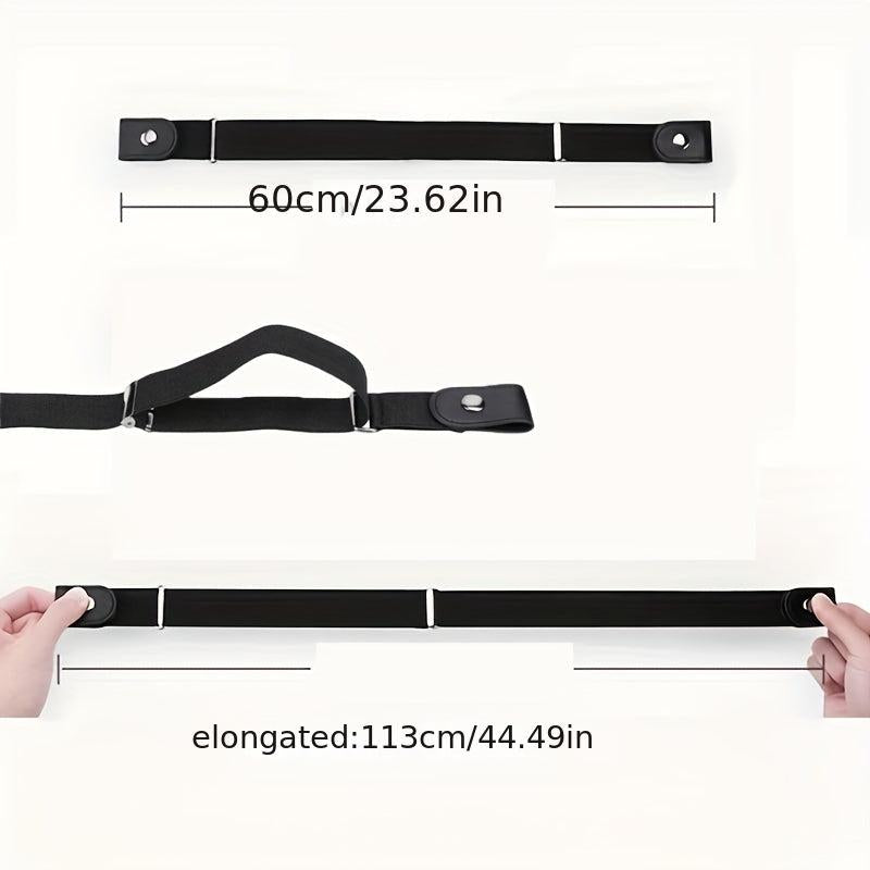 Adjustable Invisible Belt Elastic No Buckle Jeans Pants Belt