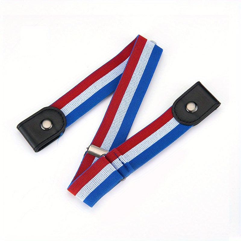 Adjustable Invisible Belt Elastic No Buckle Jeans Pants Belt
