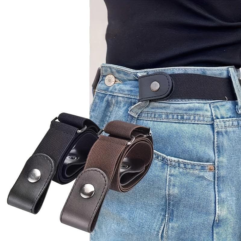Adjustable Invisible Belt Elastic No Buckle Jeans Pants Belt