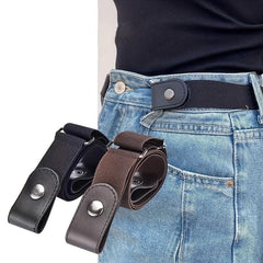 Adjustable Invisible Belt Elastic No Buckle Jeans Pants Belt