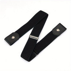 Adjustable Invisible Belt Elastic No Buckle Jeans Pants Belt