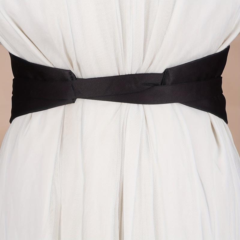 Phoenix Embroidery Wide Belt Vintage Chinese Style Hanfu Waistband