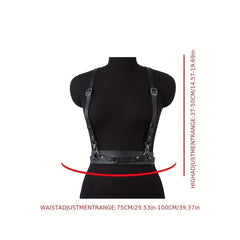  Harness Belt Women Punk PU Leather Waist Belt