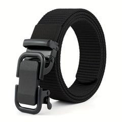 Nylon Elastic Tactical Belt with Metal Buckle