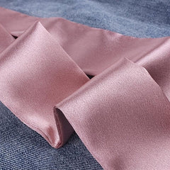 Silk Ribbon Cloth Belt Women's Skirt Student Knotted Wide Girdle