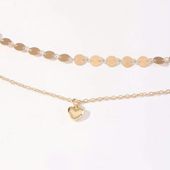 Boho Metal Sequin Waist Chain Double Layer Belly Chain