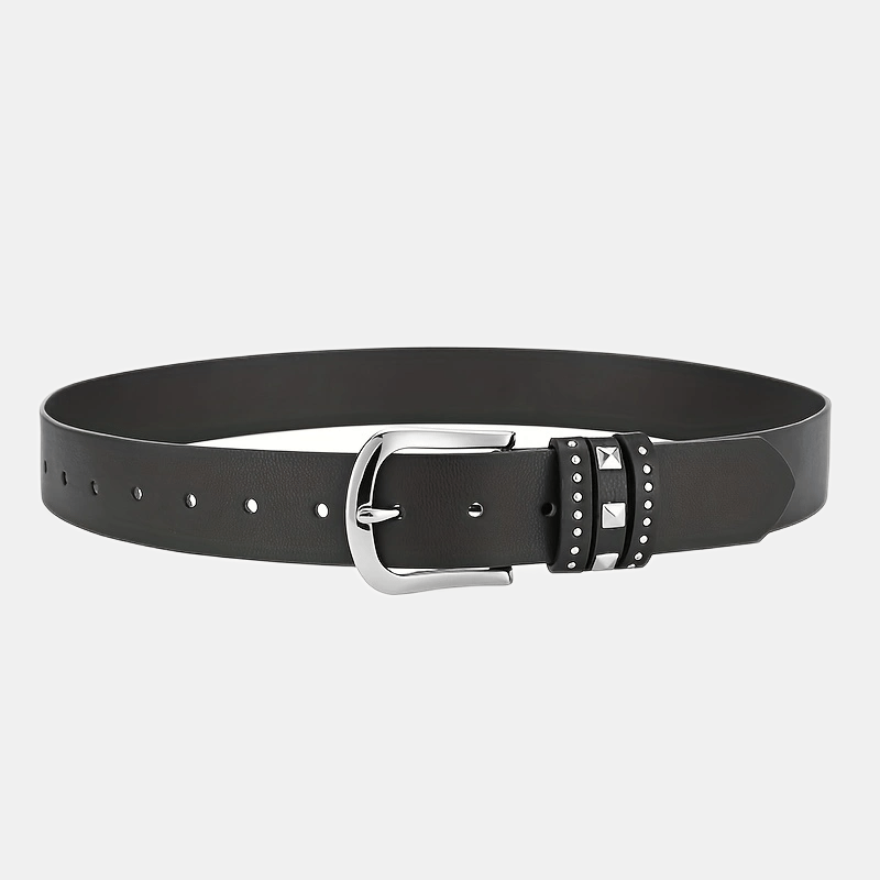 Rivet Decor Casual Belt Jeans Pants Belt For Women