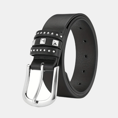 Rivet Decor Casual Belt Jeans Pants Belt For Women