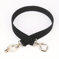 Metal Hollow Buckle Elastic Thin Belt Women Dress Coat Be