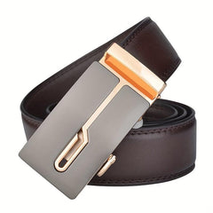 Men's Automatic Buckle Leather Belt High Casual Business