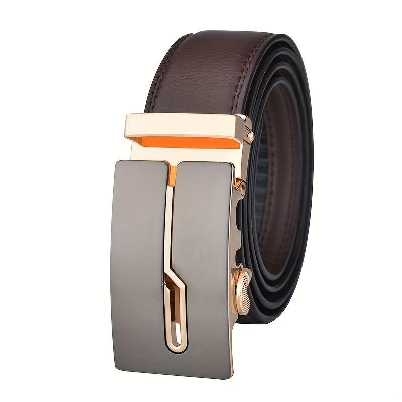 Men's Automatic Buckle Leather Belt High Casual Business
