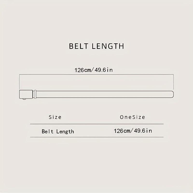 Men's Automatic Buckle Leather Belt High Casual Business