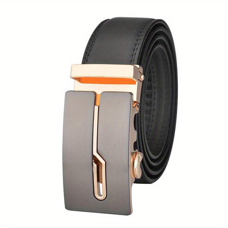 Men's Automatic Buckle Leather Belt High Casual Business