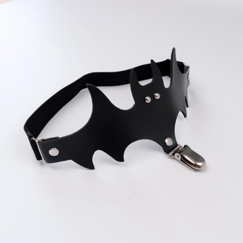 Bat Wings Garter Belt Gothic Harness Belt Punk Single Leg Garter Belt