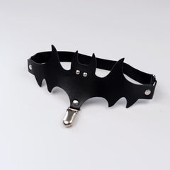 Bat Wings Garter Belt Gothic Harness Belt Punk Single Leg Garter Belt
