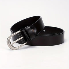 Leather Casual Belt Oval Pin Buckle Pants Jeans Belts Plus Size