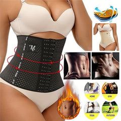  Shapewear Waist Trainer Elastic Sweatband Workout Corset Sauna Belt