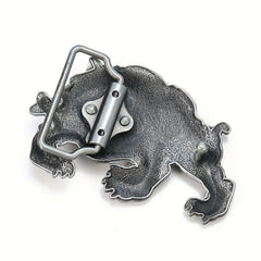 Western Retro Dog Bone Belt Buckle for Denim Waistband