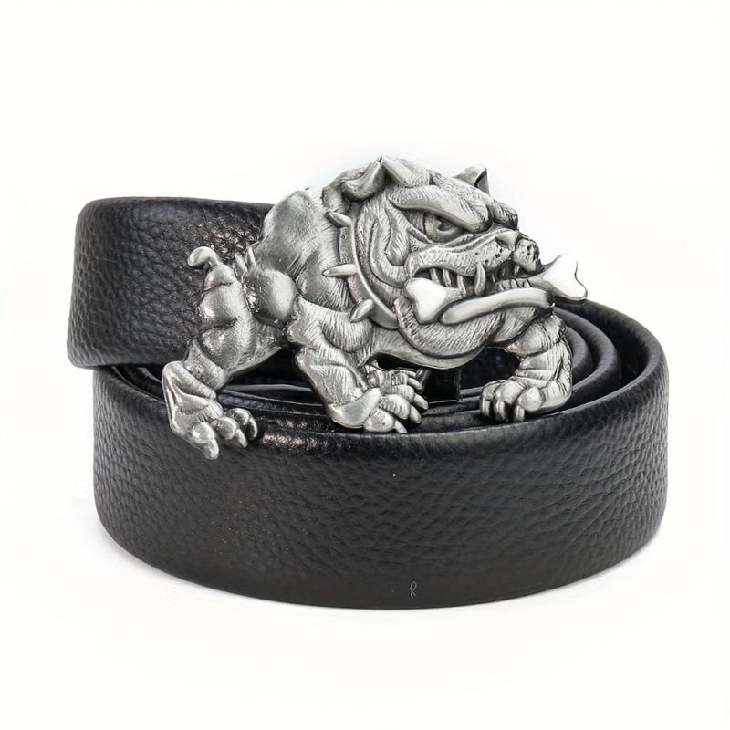 Western Retro Dog Bone Belt Buckle for Denim Waistband