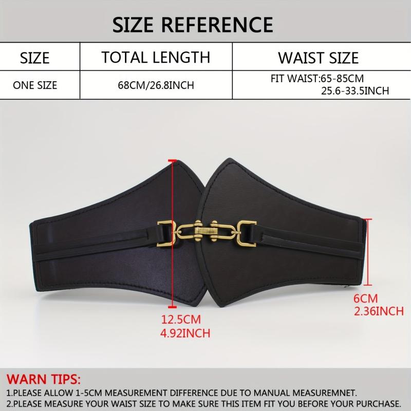 Vintage Wide Belt Elastic Cinch Women Waist Belt