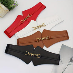 Vintage Wide Belt Elastic Cinch Women Waist Belt