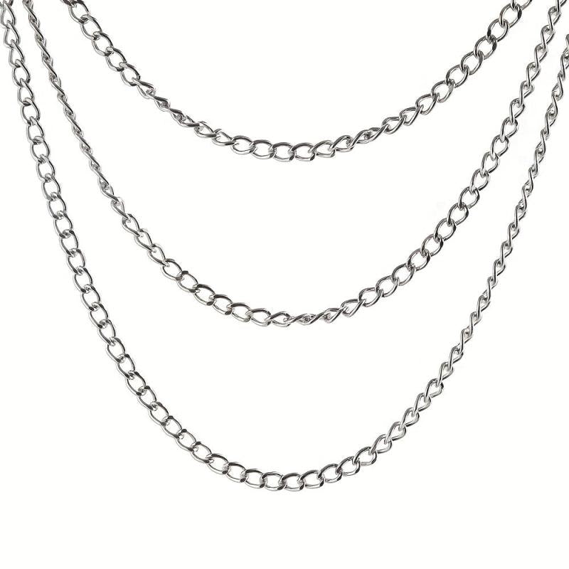 Pentagram Charm Pants Chain Punk Accessories