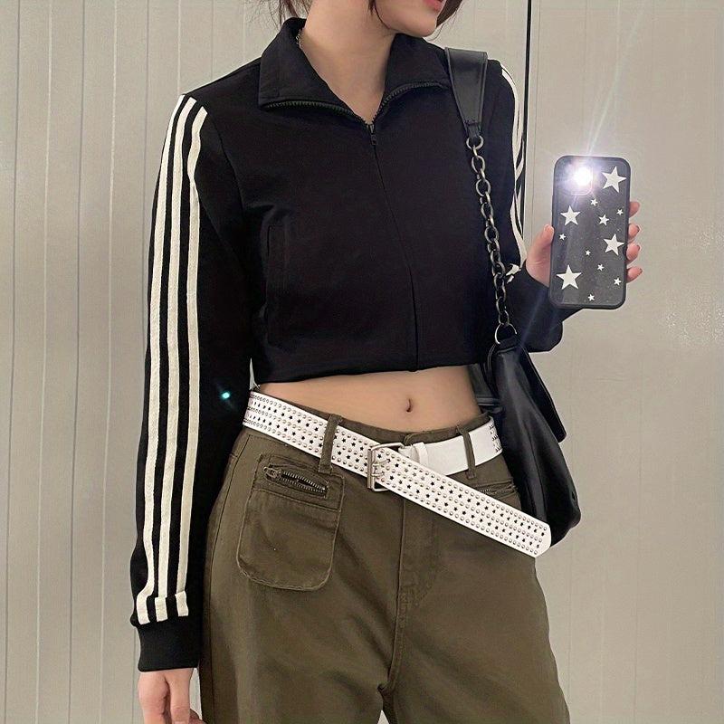 Y2K Rivet Eyelet Belt for Women