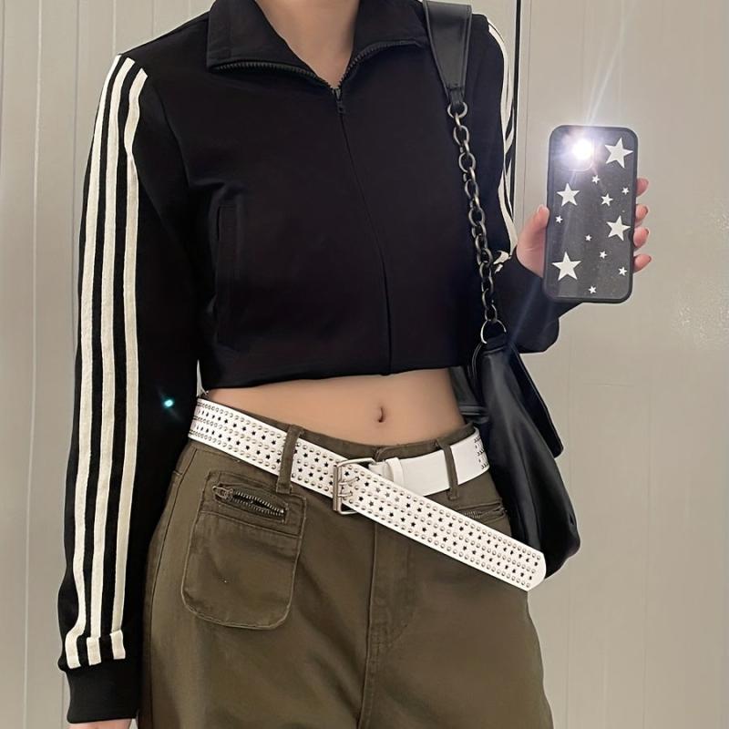Y2K Rivet Eyelet Belt for Women
