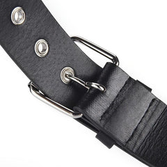 Women's Punk Style Rivet Belt Star Decor PU Leather Belt