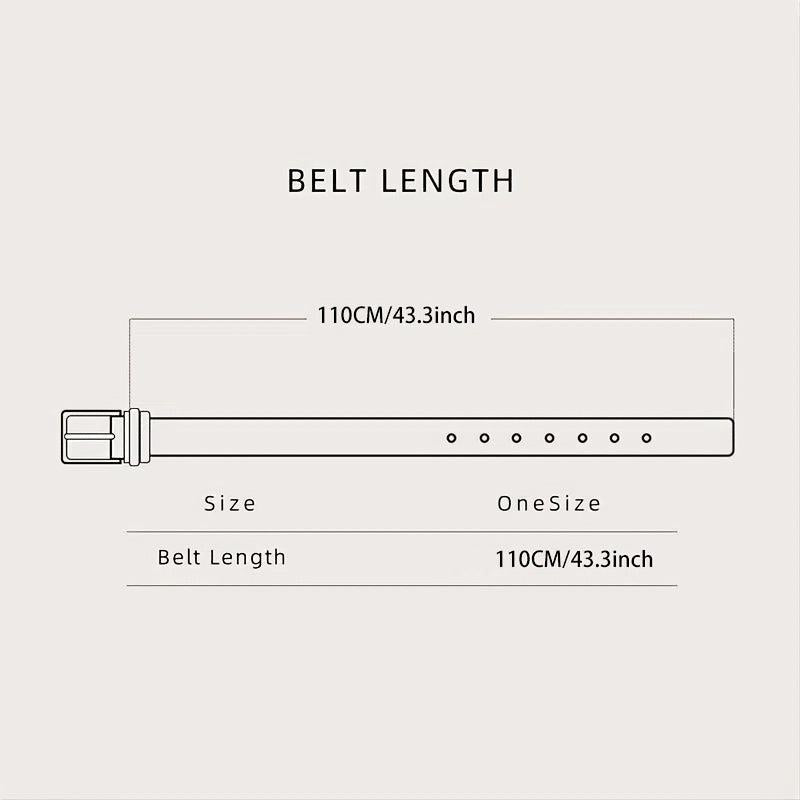 Women's Punk Style Rivet Belt Star Decor PU Leather Belt