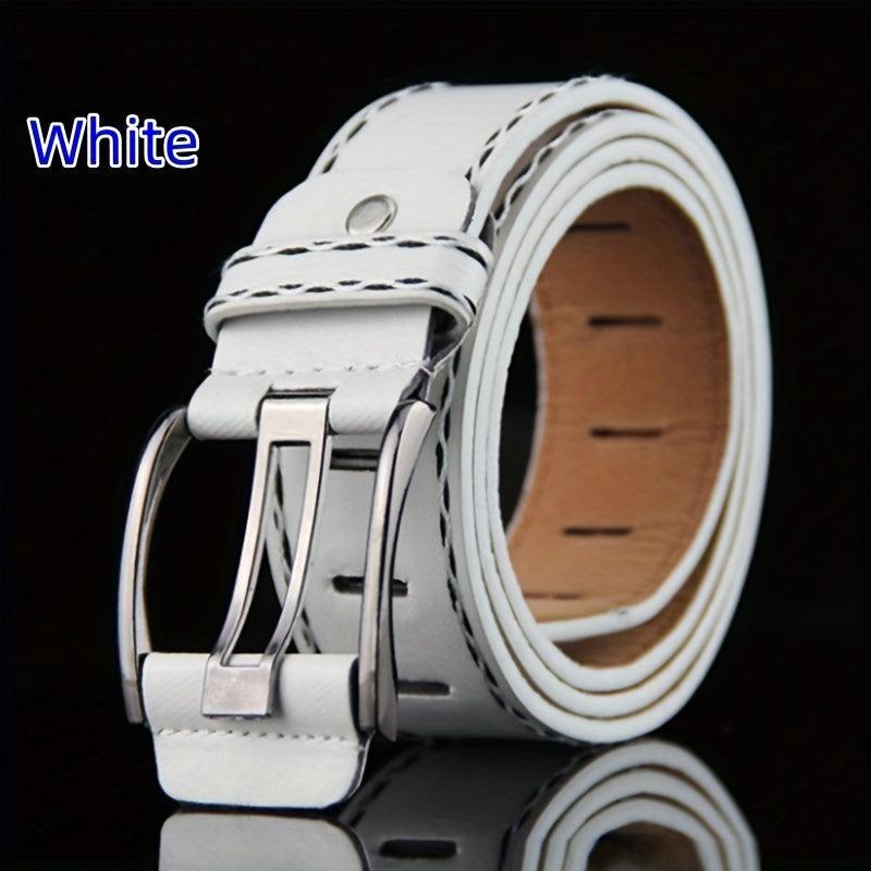 Men's Wide Needle Casual Double Belt Student Jeans Belt