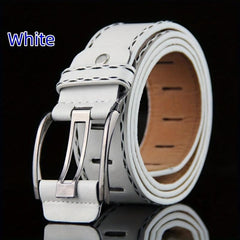 Men's Wide Needle Casual Double Belt Student Jeans Belt