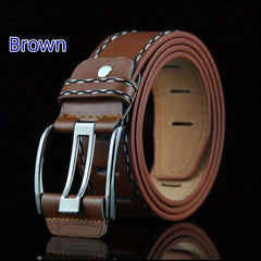 Men's Wide Needle Casual Double Belt Student Jeans Belt