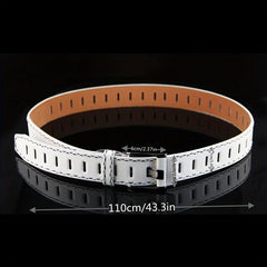 Men's Wide Needle Casual Double Belt Student Jeans Belt