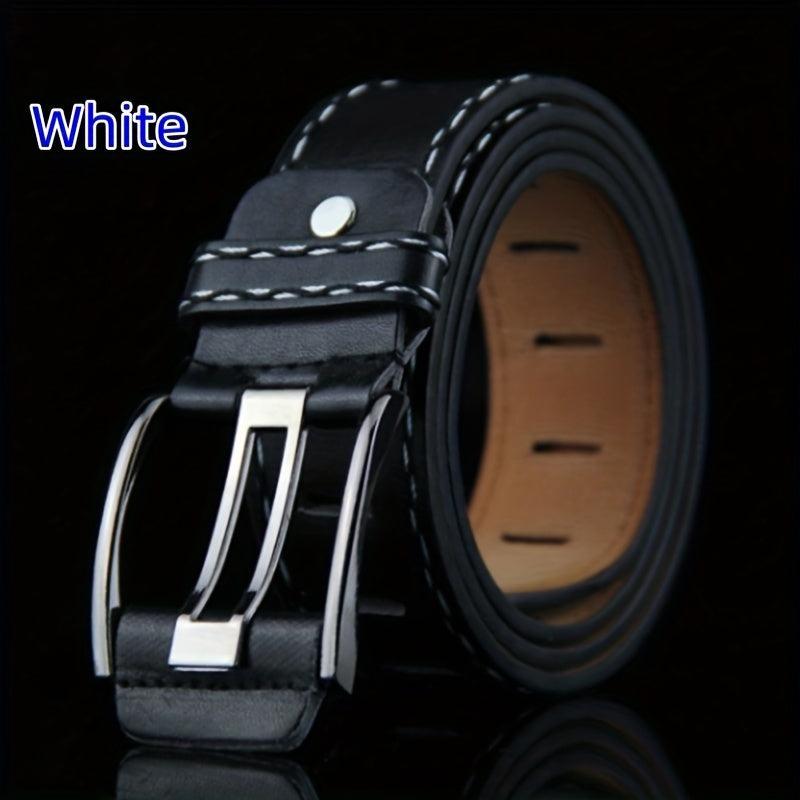 Men's Wide Needle Casual Double Belt Student Jeans Belt