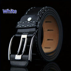 Men's Wide Needle Casual Double Belt Student Jeans Belt