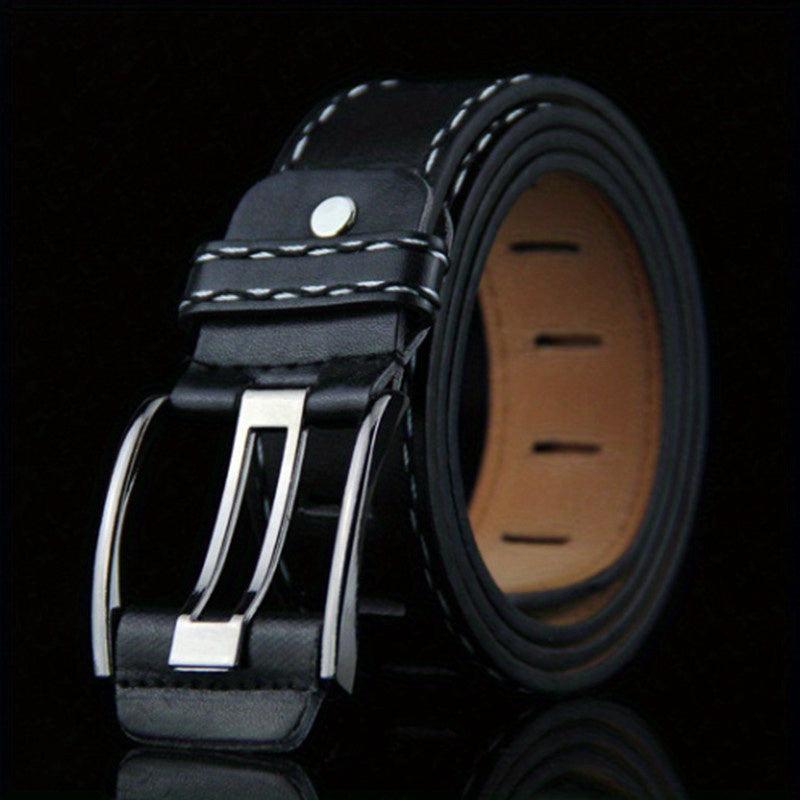 Men's Wide Needle Casual Double Belt Student Jeans Belt