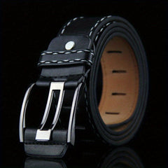 Men's Wide Needle Casual Double Belt Student Jeans Belt